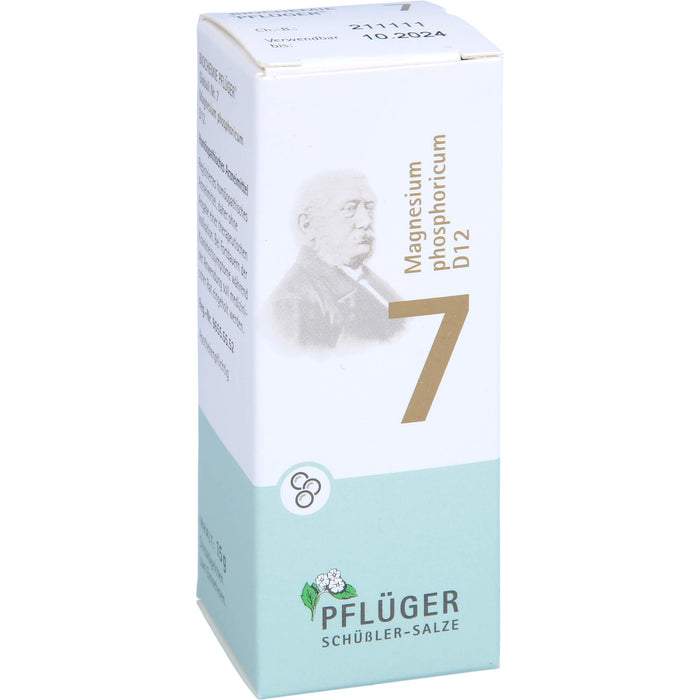 Pflüger Biochemie Nr.7 Magnesium phosphoricum D12 Globuli, 15 g Globules