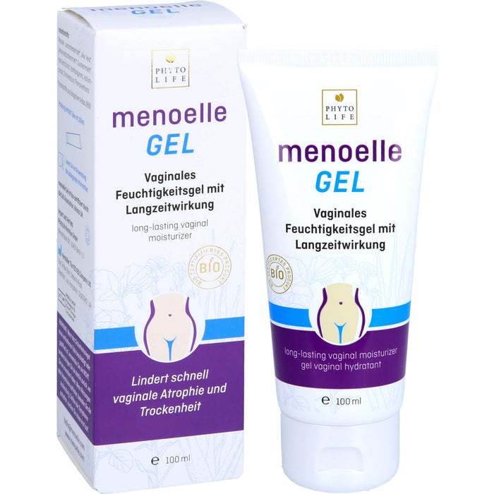 Menoelle Gel vaginales Feuchtigkeitsgel mit Langzeitwirkung, 100 ml Gel