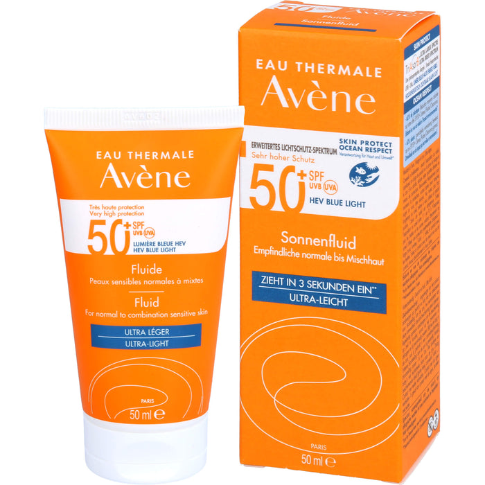 Avène Sonnenfluid SPF 50+ ultra leicht, 50 ml Cream