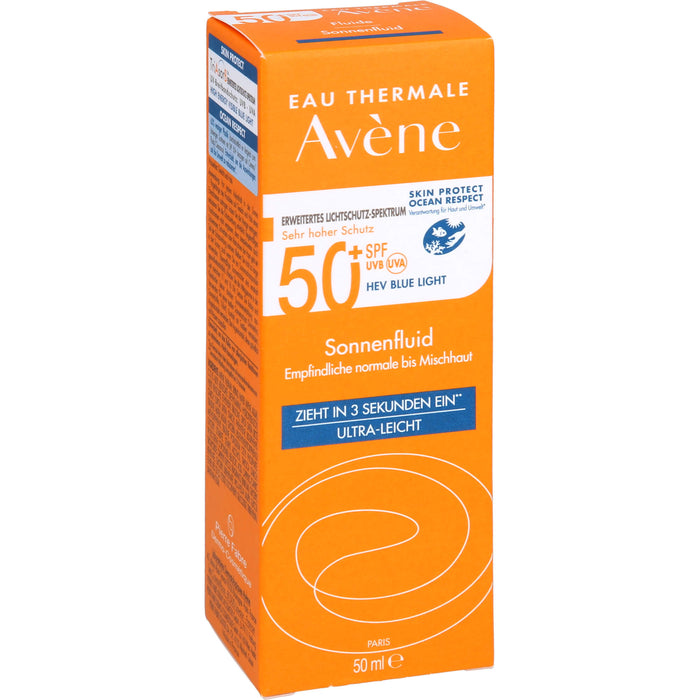 Avène Sonnenfluid SPF 50+ ultra leicht, 50 ml Cream