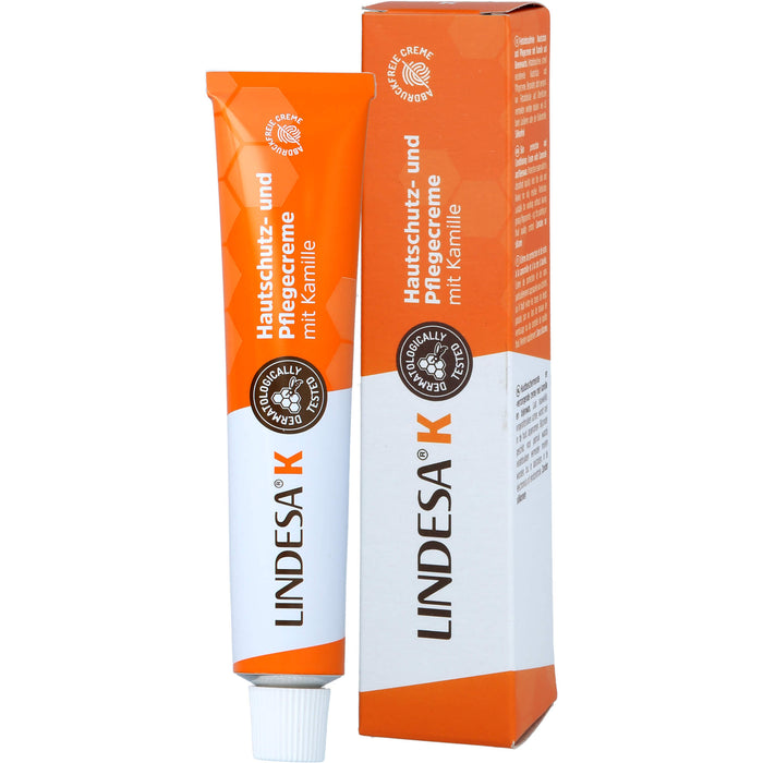 LINDESA K Hautschutz und Pflegecreme mit Kamille, 50 ml Crème