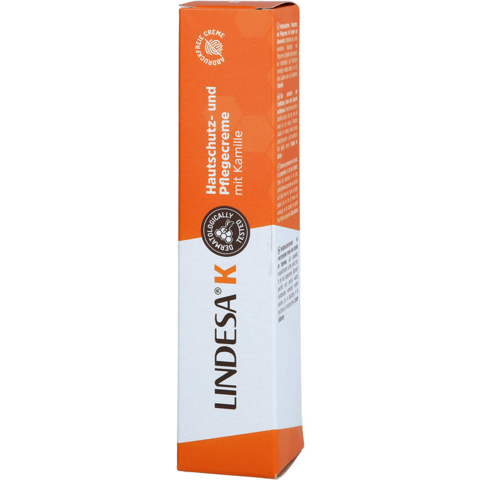 LINDESA K Hautschutz und Pflegecreme mit Kamille, 50 ml Creme