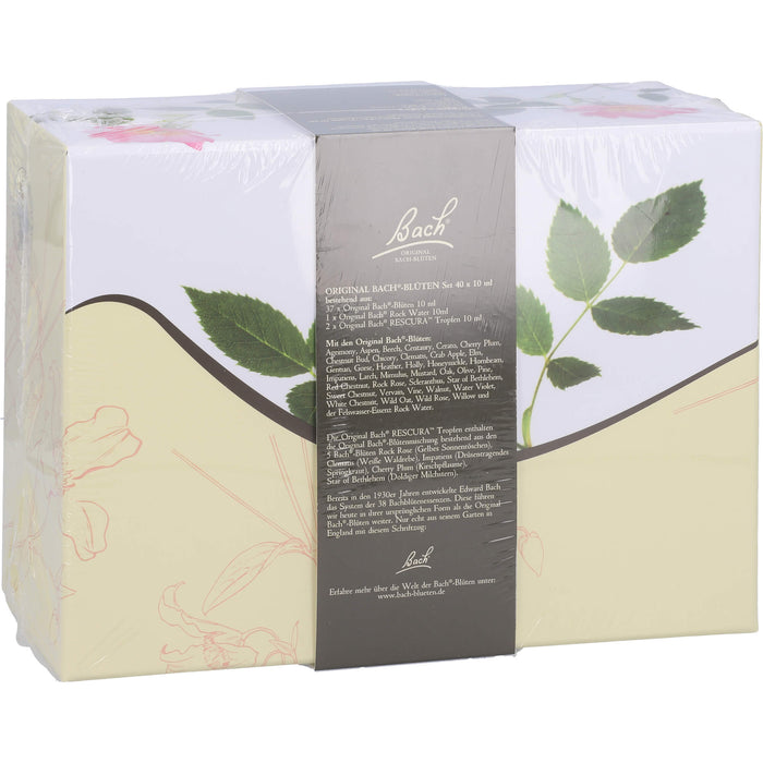 Bach Original Bach-Blüten Nr. 1-38 und RESCUE Tropfen Set in der dekorativen Pappbox, 40 pc Bouteilles
