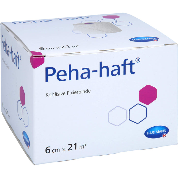 Peha-haft Fixierbinde latexfrei 6cm x 21m, 1 St BIN