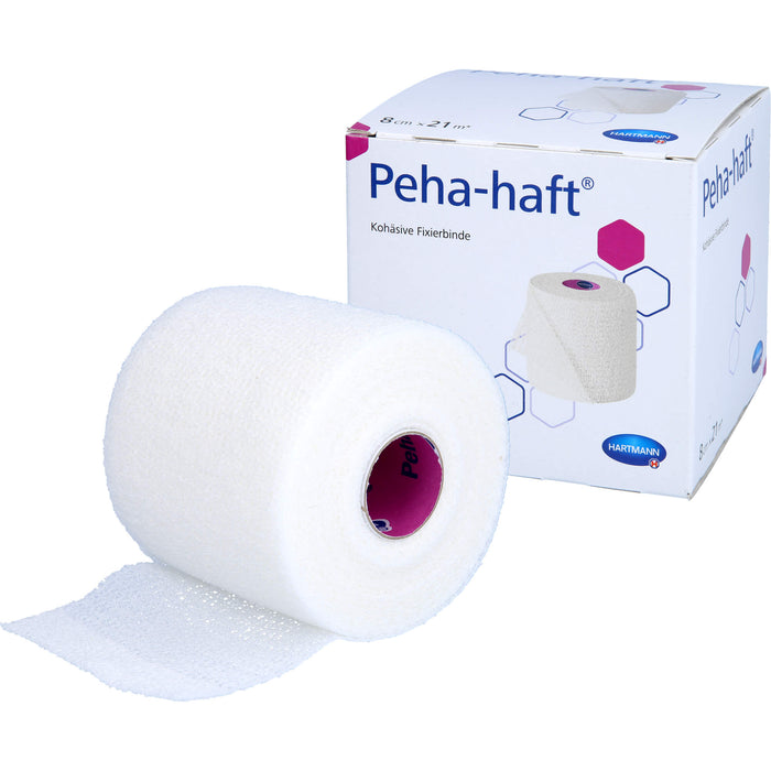 Peha-haft kohäsive Fixierbinde latexfrei 8 cm x 21 m, 1 pcs. Bandage