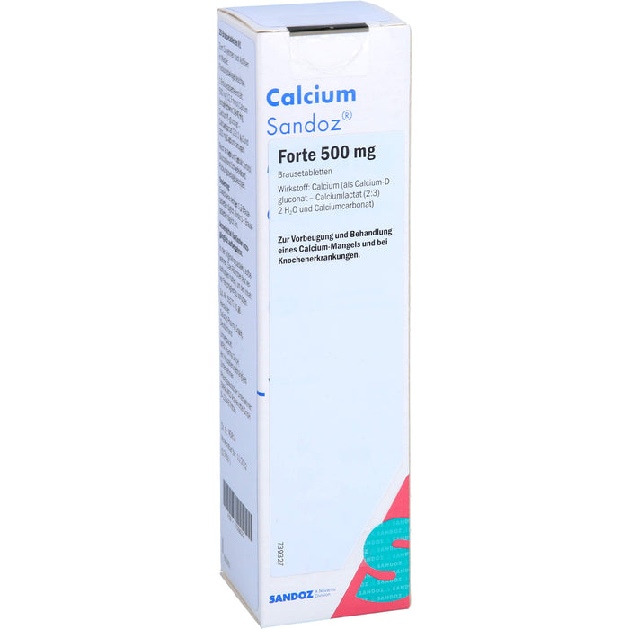 Calcium Sandoz Forte 500mg, 20 St BTA