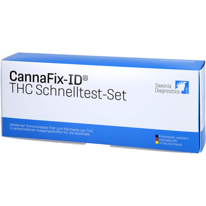 CannaFix-ID THC Schnelltest-Set zum Nachweis von THC in verschiedenen Ausgangsstoffen, 1 pcs. Test