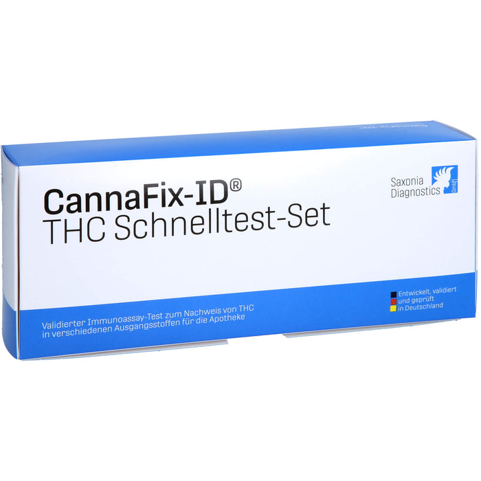 CannaFix-ID THC Schnelltest-Set zum Nachweis von THC in verschiedenen Ausgangsstoffen, 1 pcs. Test