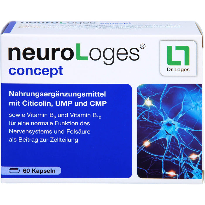 NeuroLoges concept Kapseln für eine normale Funktion des Nervensystems, 60 pc Capsules