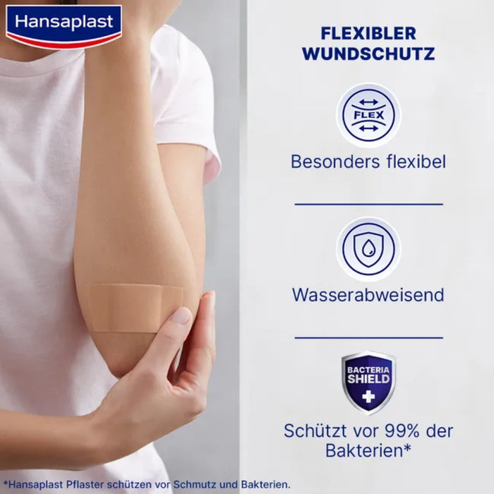 Hansaplast Elastic Pflaster 5 m x 6 cm extra flexibel, 1 St. Pflaster