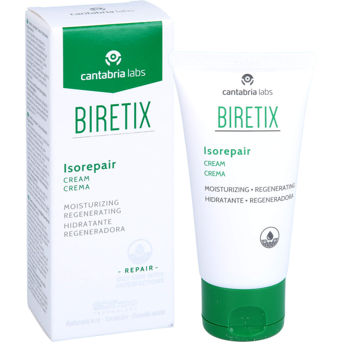 BIRETIX Isorepair Creme begleitende Pflege bei Isotretinoinbehandlung, 50 ml Creme
