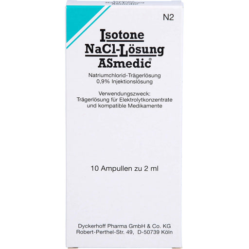 Isotone Nacl Loesu Asmedic, 10X2 ml ILO