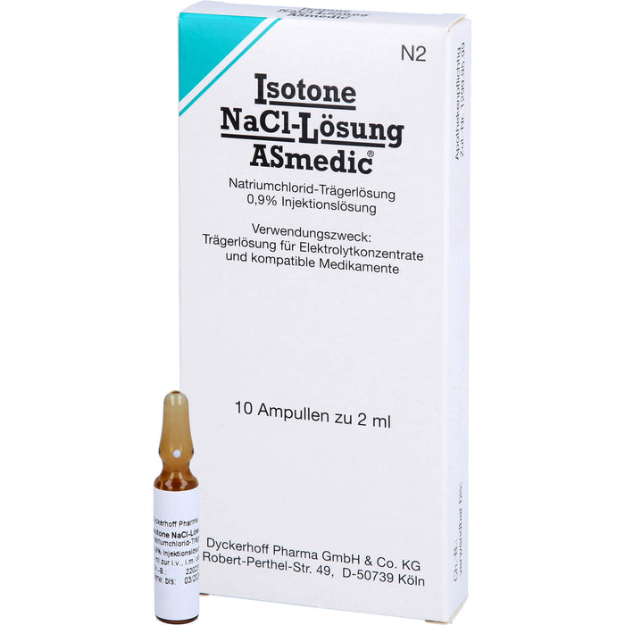 Isotone Nacl Loesu Asmedic, 10X2 ml ILO