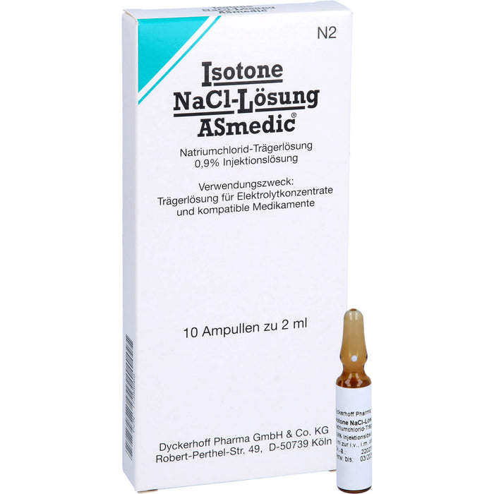 Isotone Nacl Loesu Asmedic, 10X2 ml ILO