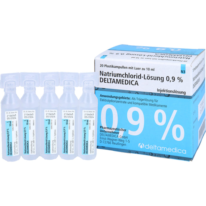 Deltamedica Natriumchlorid-Lösung 0,9 % Injektionslösung, 200 ml Solution