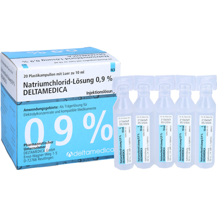 Deltamedica Natriumchlorid-Lösung 0,9 % Injektionslösung, 200 ml Solution