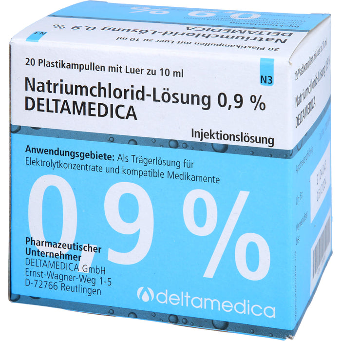 Deltamedica Natriumchlorid-Lösung 0,9 % Injektionslösung, 200 ml Solution