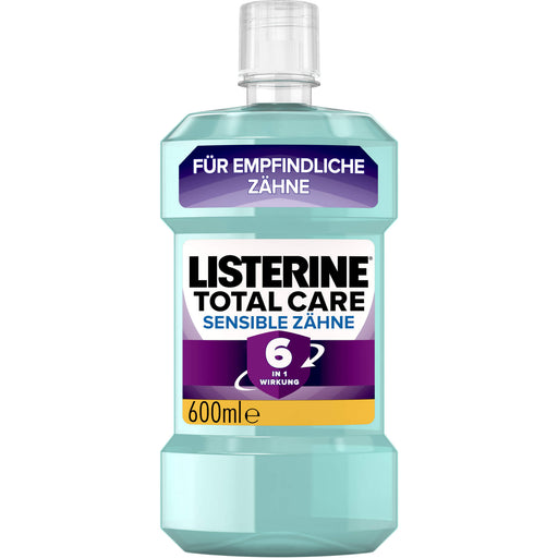 LISTERINE Total Care Mundspüllösung für sensible Zähne, 600 ml Lösung