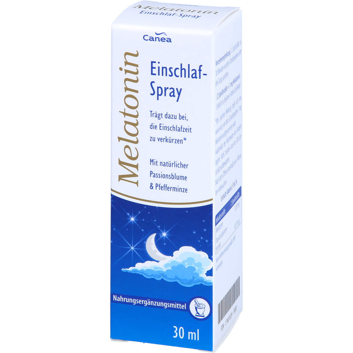 Canea Melatonin Einschlaf-Spray zum verkürzen der Einschlafzeit, 30 ml Lösung