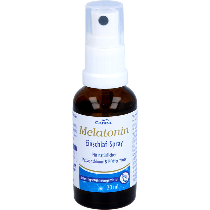 Canea Melatonin Einschlaf-Spray zum verkürzen der Einschlafzeit, 30 ml Lösung