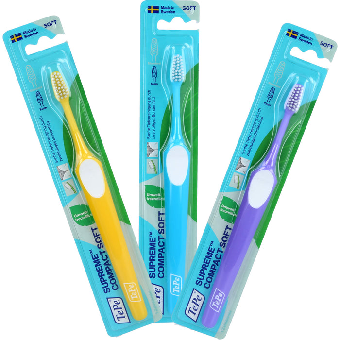 TePe Supreme Compact Zahnbürste, 1 St. Zahnbürste