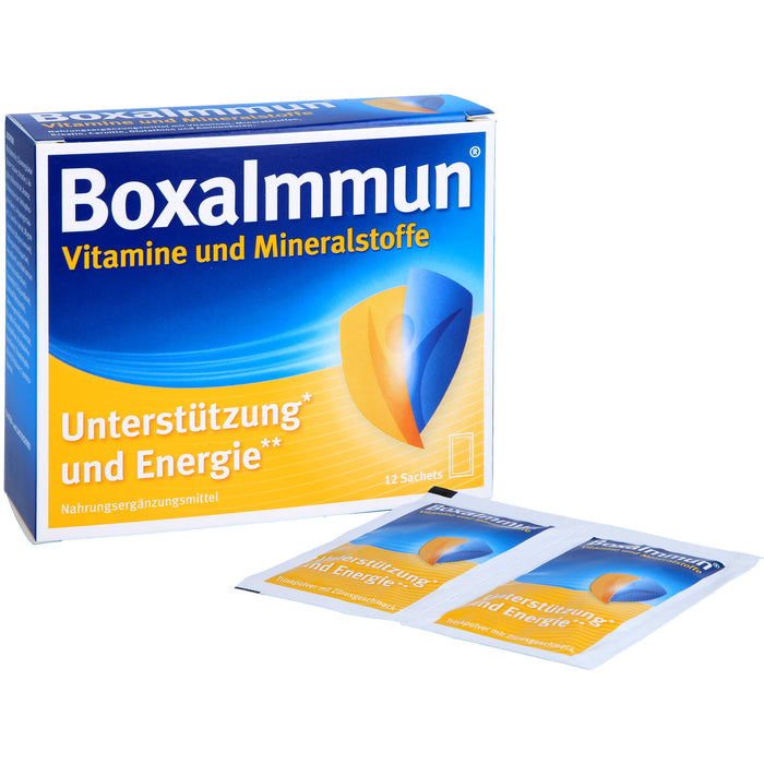 Boxaimmun Vitam+mineralst, 12X6 g GSE