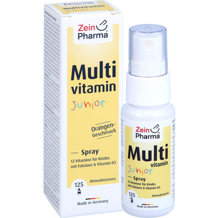 ZeinPharma Multivitamin Junior Spray mit Orangengeschmack, 25 ml Solution