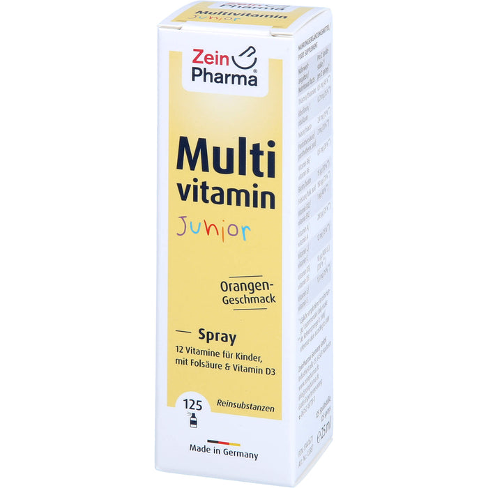 ZeinPharma Multivitamin Junior Spray mit Orangengeschmack, 25 ml Solution