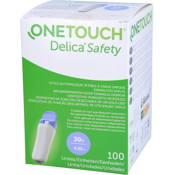 One Touch Delica Safety Einmalstechhilfe 30G, 100 St LAN
