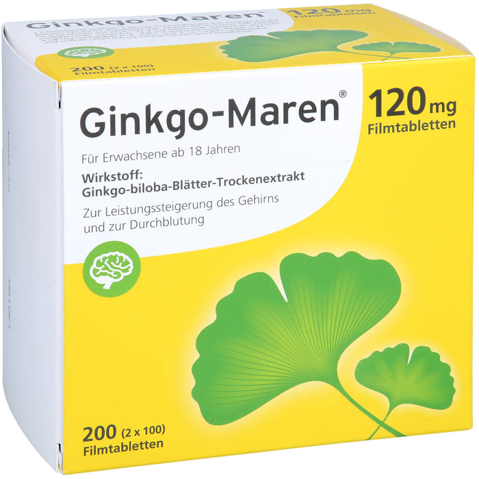 Ginkgo-Maren® 120 mg Filmtabletten, 200 St FTA