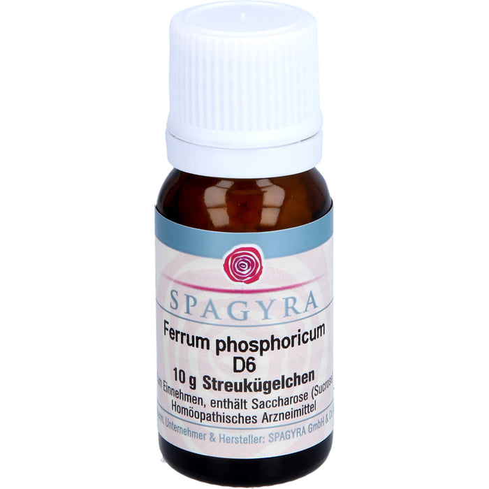 SPAGYRA Ferrum phosphoricum D6 Globuli, 10 g Globuli