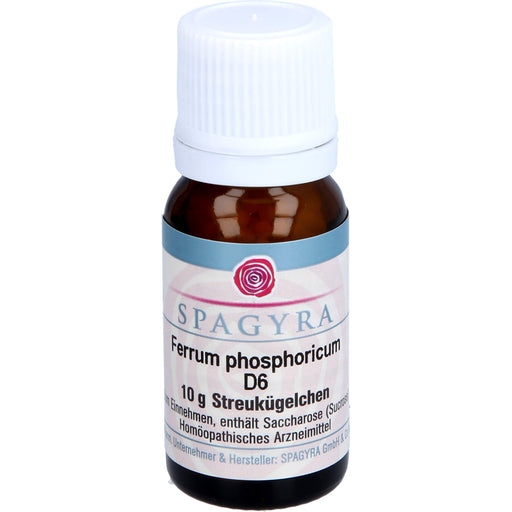 SPAGYRA Ferrum phosphoricum D6 Globuli, 10 g Globuli