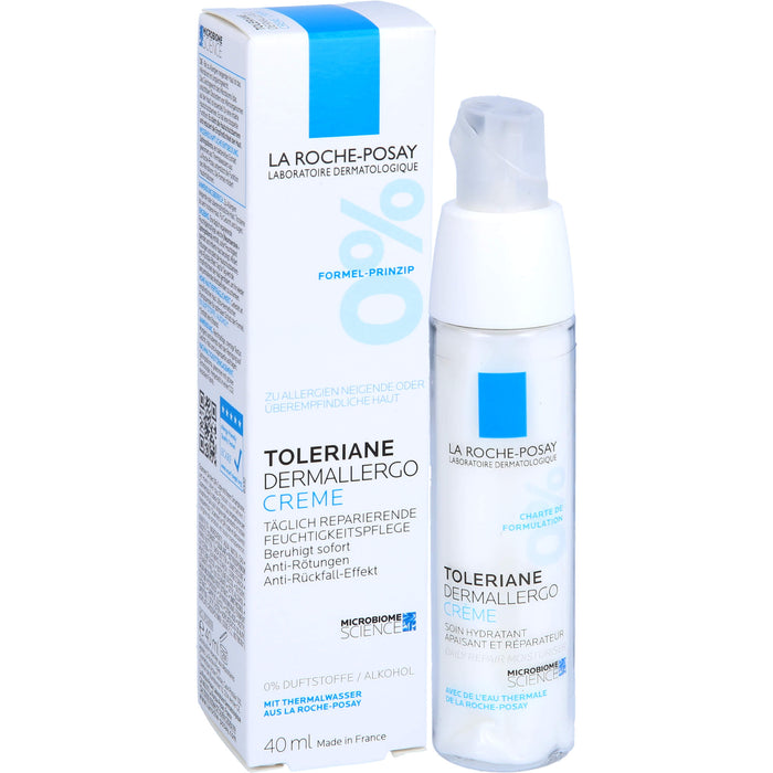 La Roche-Posay Toleriane Dermallergo täglich reparierende Feuchtigkeitscreme, 40 ml Crème