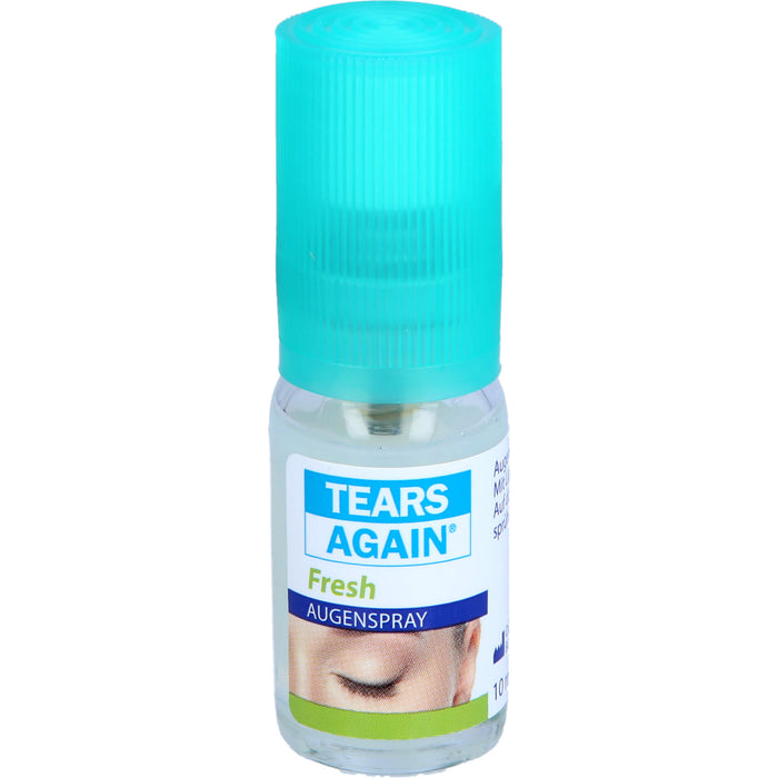 TEARS AGAIN Fresh Augenspray (ohne Konservierungsmittel) Befeuchtung und Schutz bei gereizten und müden Augen, 10 ml Solution