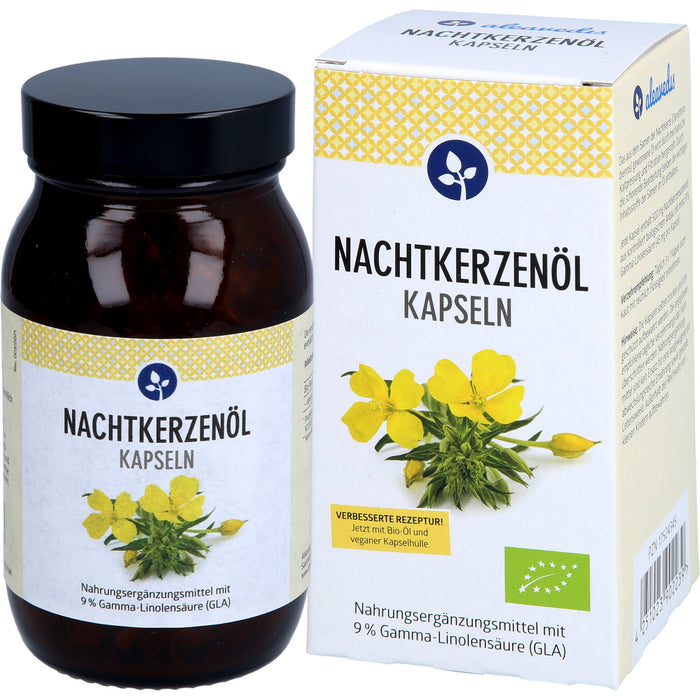 NACHTKERZENÖL 500 mg Kapseln Bio vegan, 120 St KAP
