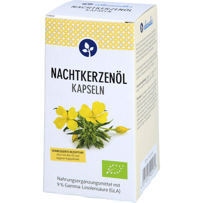 NACHTKERZENÖL 500 mg Kapseln Bio vegan, 120 St KAP