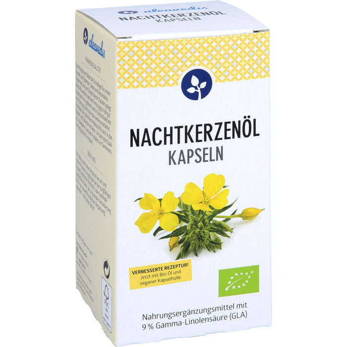 NACHTKERZENÖL 500 mg Kapseln Bio vegan, 120 St KAP