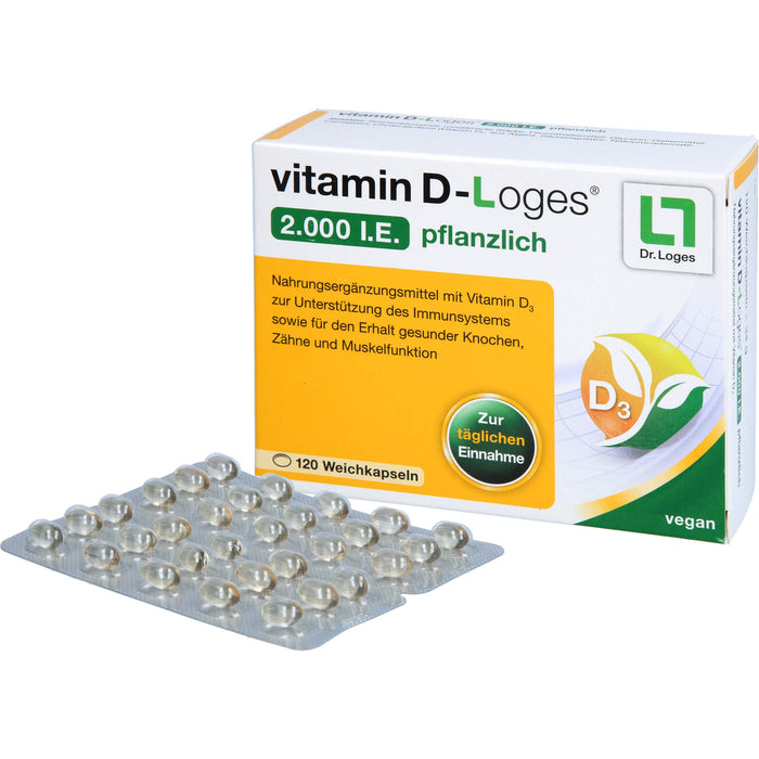 Vitamin D-loges 2000ie Pfl, 120 St WKA