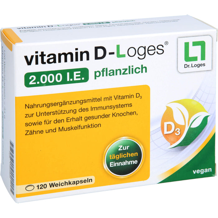 Vitamin D-loges 2000ie Pfl, 120 St WKA