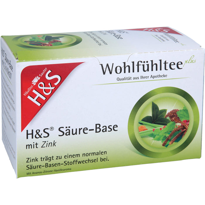 H&S Säure-Basentee mit Zink, 20 g Filterbeutel