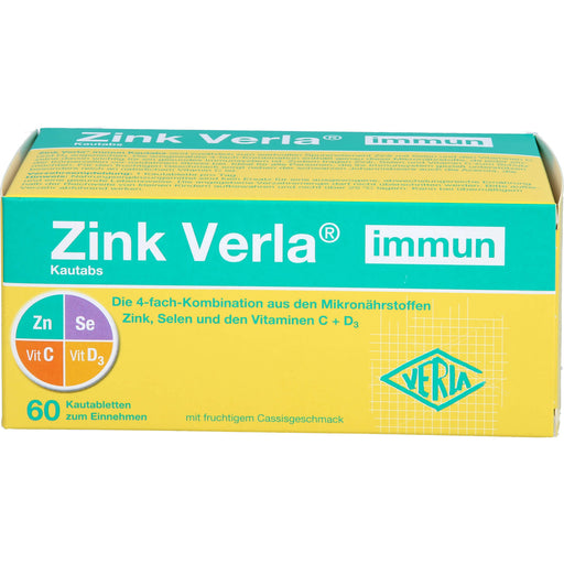 Zink Verla® immun Kautabs, Kautabletten, 60 St KTA