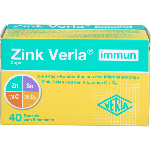 VERLA Zink immun Caps Kapseln, 40 St. Kapseln