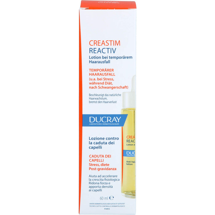 DUCRAY Creastim Reactiv - Lotion bei temporärem Haarausfall, 60 ml Lotion