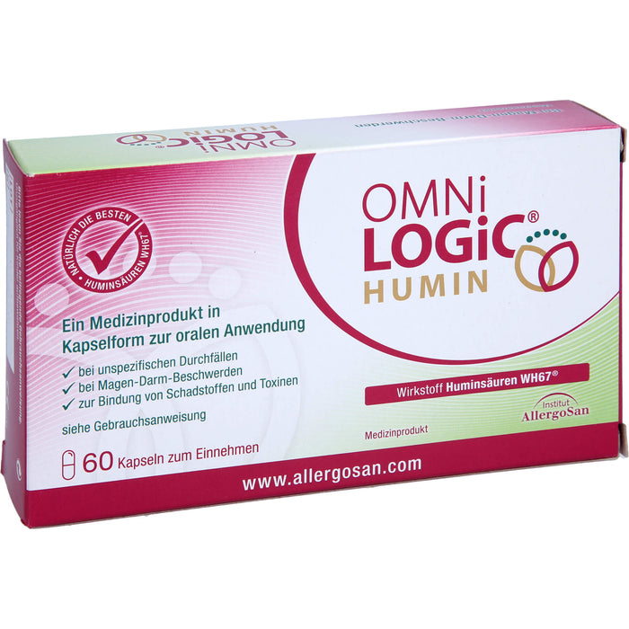 OMNI LOGIC Humin Kapseln bei Magen-Darm-Beschwerden, 60 pc Capsules