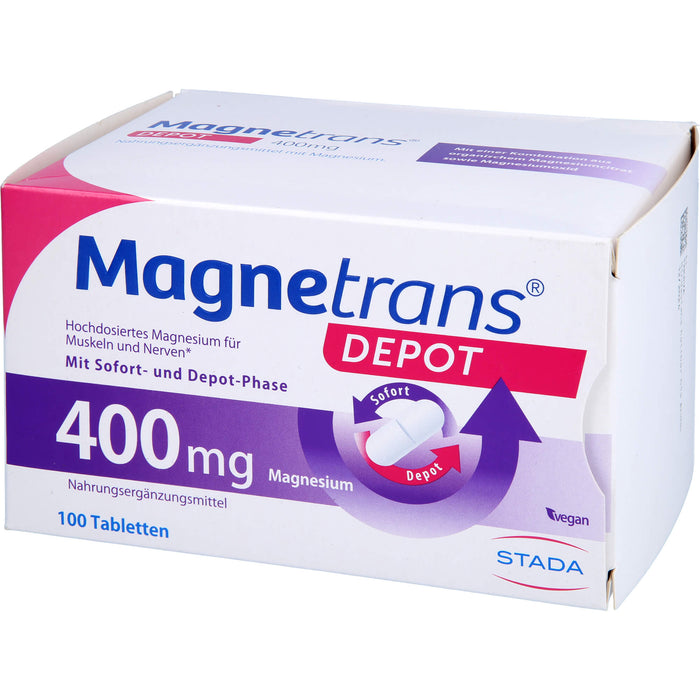 STADA Magnetrans Depot 400 mg Tabletten, 100 pcs. 