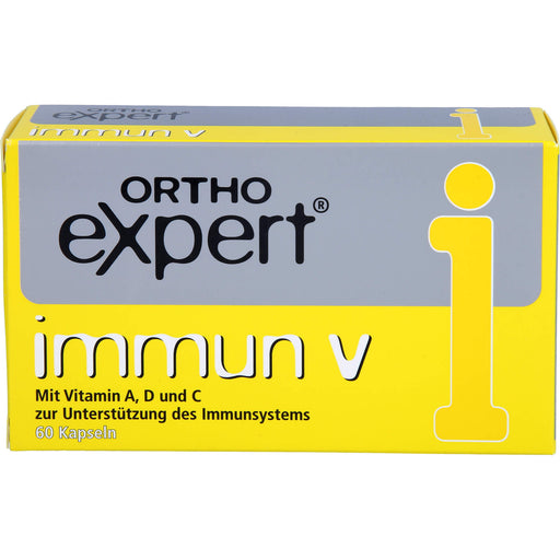 Orthoexpert Immun V Kapseln mit Vitamin A, D und C zur Unterstützung des Immunsystems, 60 St. Kapseln