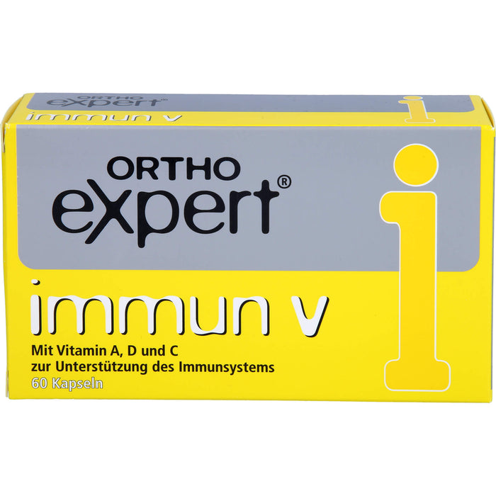 Orthoexpert Immun V Kapseln mit Vitamin A, D und C zur Unterstützung des Immunsystems, 60 St. Kapseln