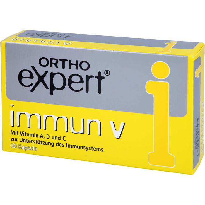 Orthoexpert Immun V Kapseln mit Vitamin A, D und C zur Unterstützung des Immunsystems, 60 St. Kapseln