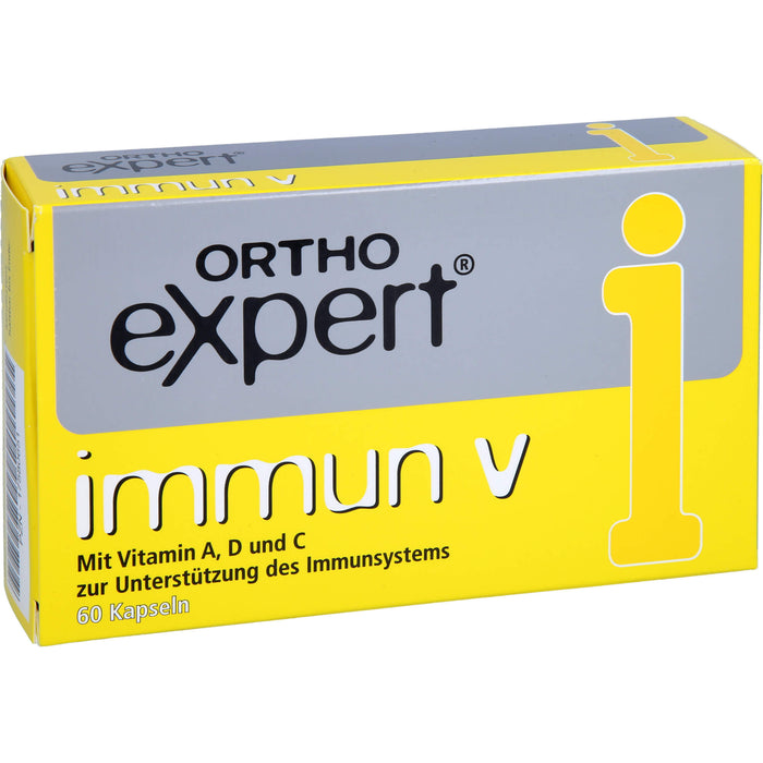 Orthoexpert Immun V Kapseln mit Vitamin A, D und C zur Unterstützung des Immunsystems, 60 St. Kapseln