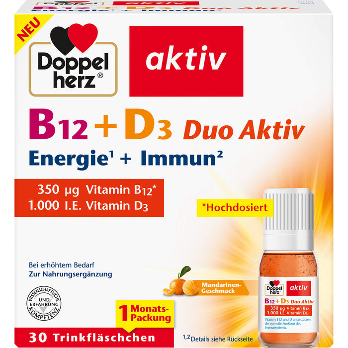 Doppelherz B12 + D3 Duo Aktiv, 30 St TRA
